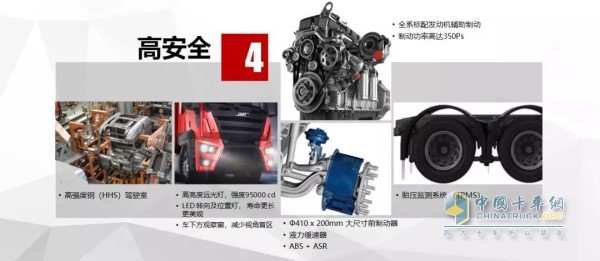 江铃威龙重卡8X4冷藏车高安全