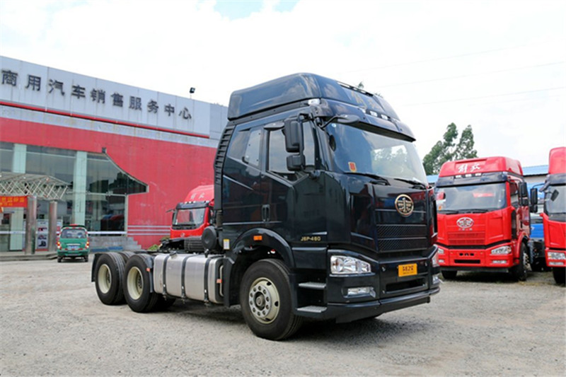 一汽解放 j6p重卡 460马力 6x4 国四牵引车(自动挡)ca4250p66k24t1a1e