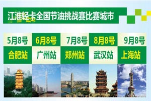 2015江淮轻卡全国节油挑战赛开赛 