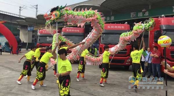 东风天龙卡车驾驶员大赛半决赛现场