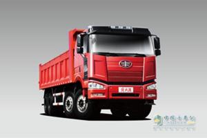 一汽解放J6M 320马力 8×4公路先锋一号加强版自卸车（C