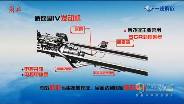 解放国四发动机技术采用电控共轨和电控单体泵两种技术方案