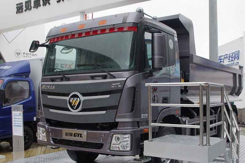 福田戴姆勒欧曼gtl 9系重卡 336马力 6x4自卸车(bj3259dlpkb-xb)