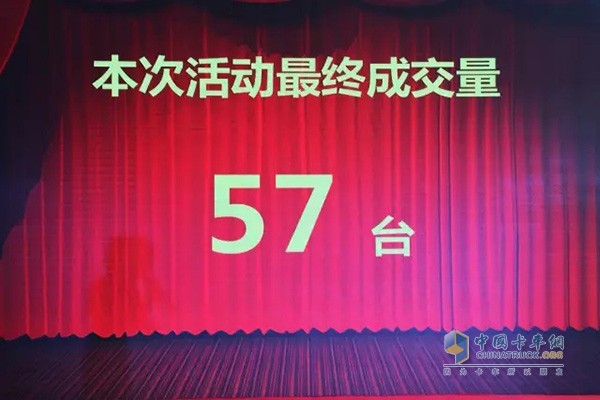 解放J6P重载自卸车现场签单57台