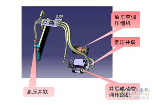 并联驻车空调示意图