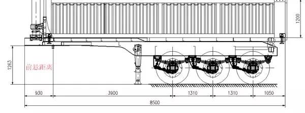 挂车示意图