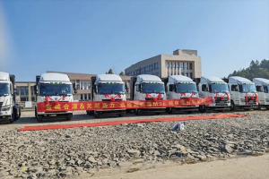助力零碳运输转型 首批汉马科技M7E纯电牵引车交付安徽宣城