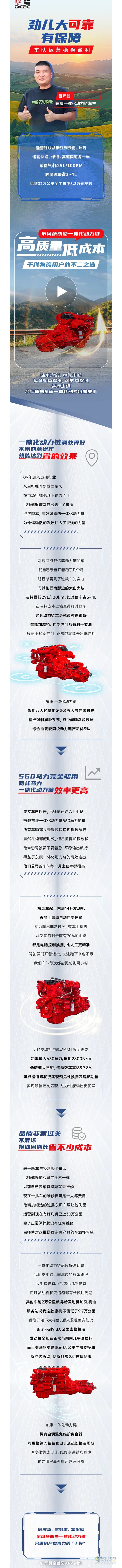 一年保底72趟较同级车省8.3万吕师傅反复选择东康就图一个省！