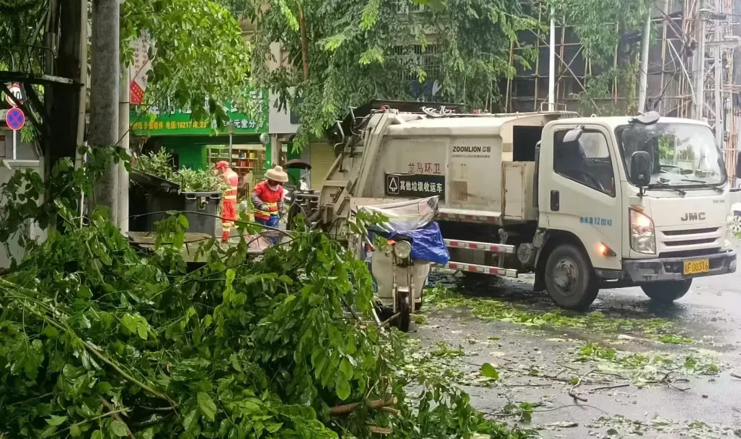 台风“摩羯”过境，福龙马海南项目公司全力抢险救灾，共护家园