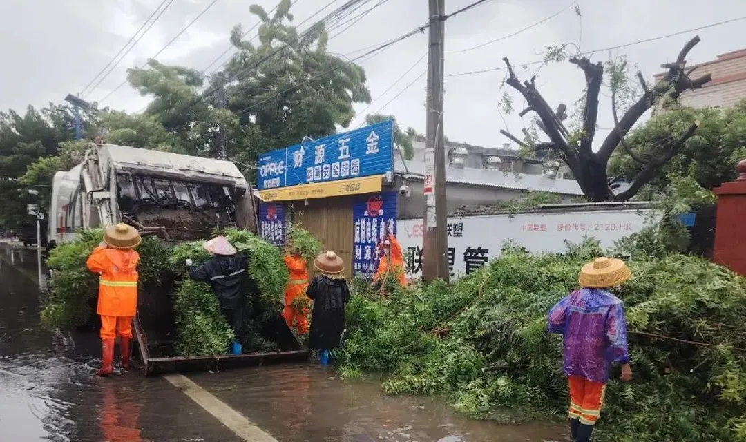 台风“摩羯”过境，福龙马海南项目公司全力抢险救灾，共护家园