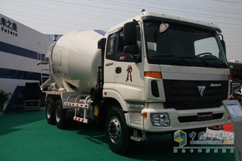 2010北京车展福田欧曼12方搅拌车BJ5253GJB-2