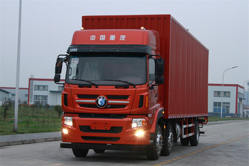 重汽王牌 W5B-H重卡 340马力 8X4 9.6米 国五仓栅式载货车(CDW5310CCYA1T5)