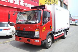 重汽HOWO轻卡 统帅 168马力 4X2 5.6米 国五 冷藏车(ZZ5127XLCG4515E1)