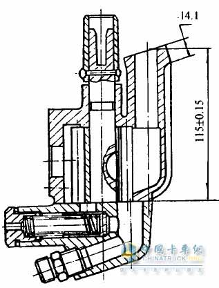 东风EQ1090F2D车用柴油机齿轮式机油泵